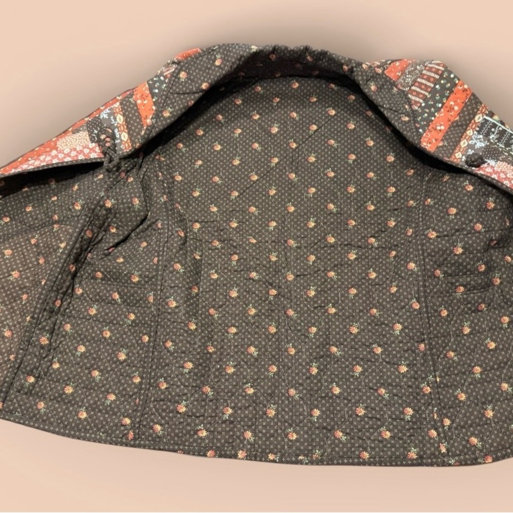 Handmade Quilted Folk Art Jacket | Patchwork Prairie Coat - Picture 5 of 16